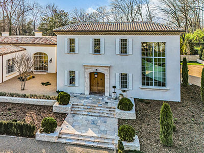 custom home french villa